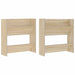 Pantofare de perete, 2 buc., stejar sonoma, 60x18x60 cm PAL - WALTI WALTI