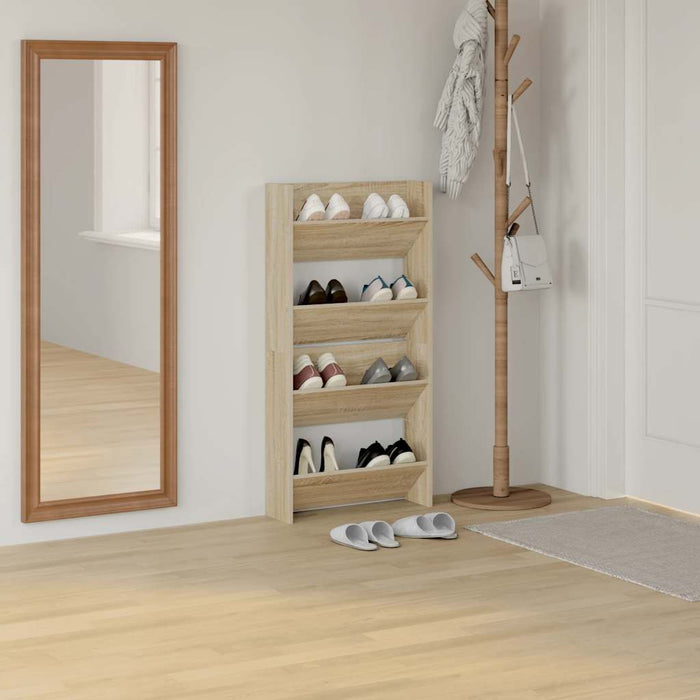 Pantofare de perete, 2 buc., stejar sonoma, 60x18x60 cm PAL - WALTI WALTI