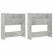 Pantofare de perete, 2 buc., gri beton, 60x18x60 cm, PAL - WALTI WALTI