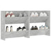 Pantofare de perete, 2 buc., gri beton, 60x18x60 cm, PAL - WALTI WALTI