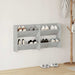 Pantofare de perete, 2 buc., gri beton, 60x18x60 cm, PAL - WALTI WALTI