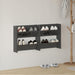Pantofare de perete, 2 buc., gri extralucios, 60x18x60 cm, PAL - WALTI WALTI