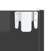 Pantofar perete 4buc. gri extralucios 60x18x60cm lemn prelucrat - WALTI WALTI
