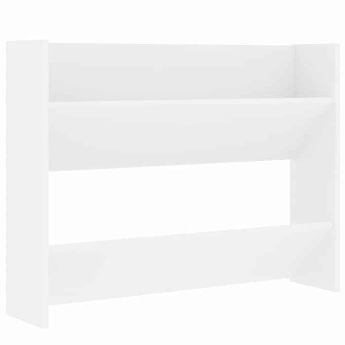 Pantofar de perete, alb, 80x18x60 cm, lemn prelucrat - WALTI WALTI