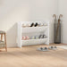 Pantofar de perete, alb, 80x18x60 cm, lemn prelucrat - WALTI WALTI