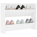 Pantofar de perete, alb, 80x18x60 cm, lemn prelucrat - WALTI WALTI