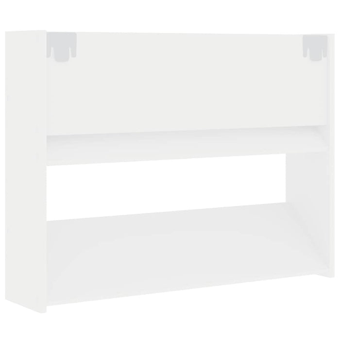 Pantofar de perete, alb, 80x18x60 cm, lemn prelucrat - WALTI WALTI