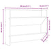 Pantofar de perete, alb, 80x18x60 cm, lemn prelucrat - WALTI WALTI