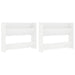 Pantofare de perete, 2 buc., alb, 80x18x60 cm, PAL - WALTI WALTI