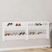 Pantofare de perete, 2 buc., alb, 80x18x60 cm, PAL - WALTI WALTI