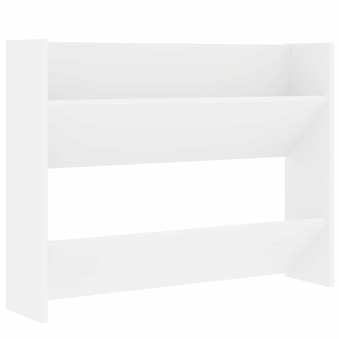 Pantofare de perete, 2 buc., alb, 80x18x60 cm, PAL - WALTI WALTI