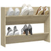 Pantofar de perete, stejar sonoma, 80x18x60 cm, lemn prelucrat - WALTI WALTI
