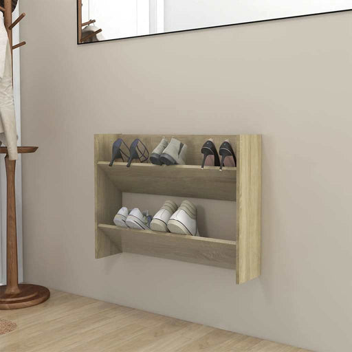 Pantofar de perete, stejar sonoma, 80x18x60 cm, lemn prelucrat - WALTI WALTI