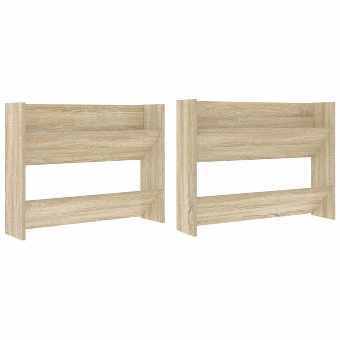 Pantofare de perete, 2 buc., stejar sonoma, 80x18x60 cm, PAL - WALTI WALTI