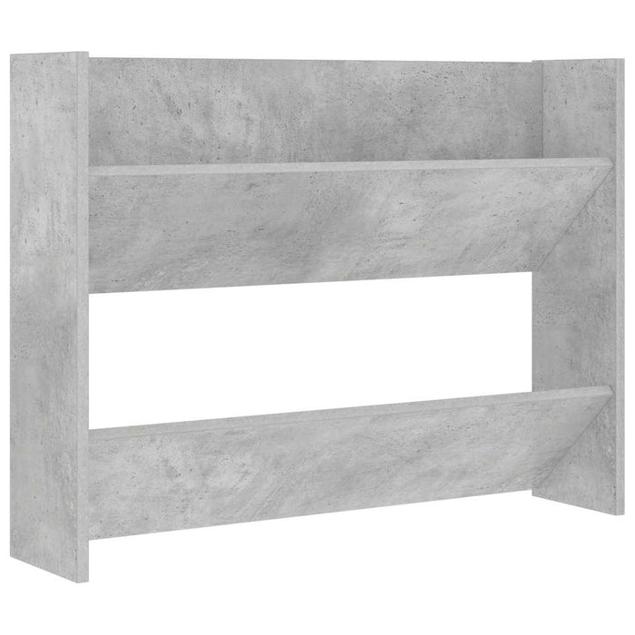 Pantofar de perete, gri beton, 80x18x60 cm, lemn prelucrat WALTI