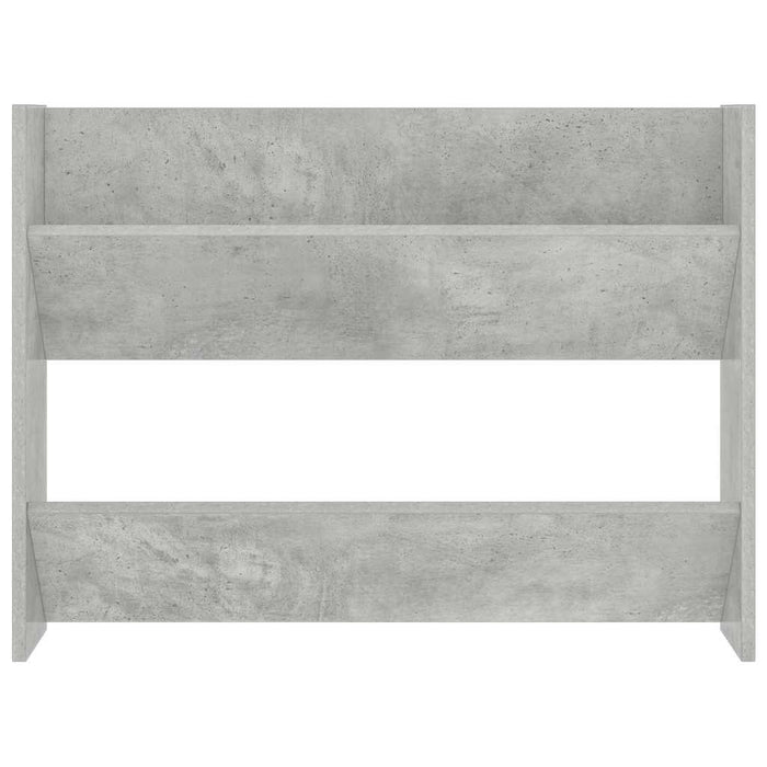 Pantofar de perete, gri beton, 80x18x60 cm, lemn prelucrat WALTI