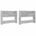 Pantofare de perete, 2 buc., gri beton, 80x18x60 cm, PAL - WALTI WALTI