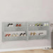 Pantofare de perete, 2 buc., gri beton, 80x18x60 cm, PAL - WALTI WALTI