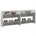 Pantofare de perete, 2 buc., gri beton, 80x18x60 cm, PAL - WALTI WALTI
