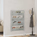 Pantofare de perete, 2 buc., gri beton, 80x18x60 cm, PAL - WALTI WALTI
