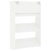 Pantofar de perete, alb, 60x18x90 cm, PAL - WALTI WALTI