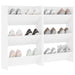 Pantofare de perete, 2 buc., alb, 60x18x90 cm, PAL - WALTI WALTI