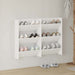 Pantofare de perete, 2 buc., alb, 60x18x90 cm, PAL - WALTI WALTI