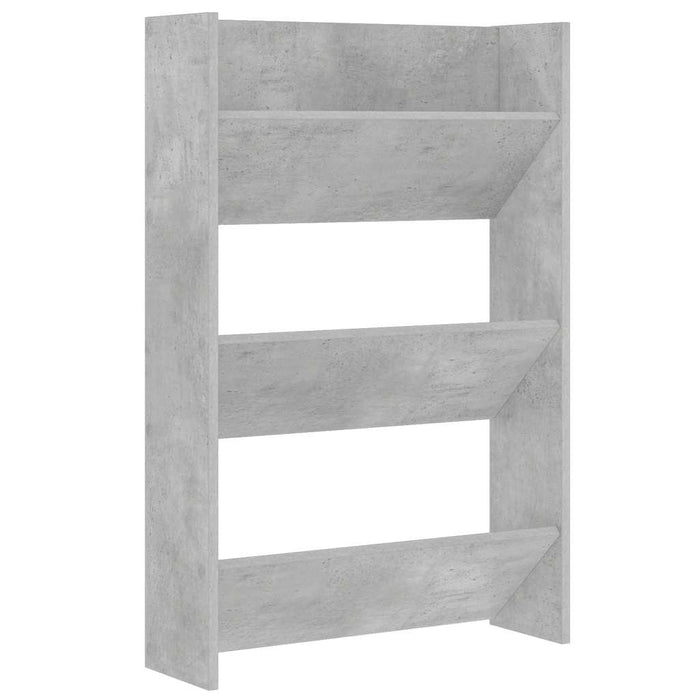 Pantofar de perete, gri beton, 60x18x90 cm, PAL - WALTI WALTI