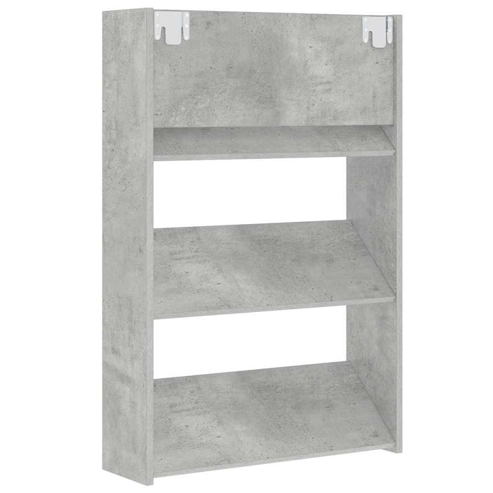 Pantofar de perete, gri beton, 60x18x90 cm, PAL - WALTI WALTI
