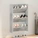 Pantofar de perete, gri beton, 60x18x90 cm, PAL - WALTI WALTI