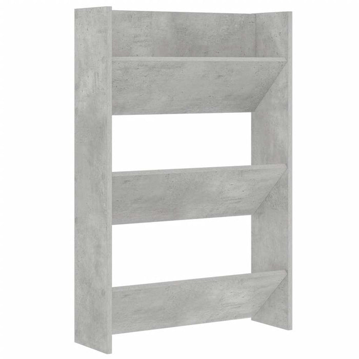 Pantofare de perete, 2 buc., gri beton, 60x18x90 cm, PAL - WALTI WALTI