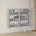 Pantofare de perete, 2 buc., gri beton, 60x18x90 cm, PAL - WALTI WALTI