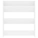 Pantofar de perete, alb, 80x18x90 cm, PAL - WALTI WALTI