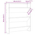 Pantofar de perete, alb, 80x18x90 cm, PAL - WALTI WALTI