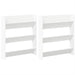 Pantofare de perete, 2 buc., alb, 80x18x90 cm, PAL - WALTI WALTI
