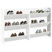 Pantofare de perete, 2 buc., alb, 80x18x90 cm, PAL - WALTI WALTI
