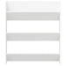 Pantofare de perete, 2 buc., alb, 80x18x90 cm, PAL - WALTI WALTI