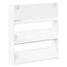 Pantofare de perete, 2 buc., alb, 80x18x90 cm, PAL - WALTI WALTI