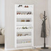 Pantofare de perete, 2 buc., alb, 80x18x90 cm, PAL - WALTI WALTI