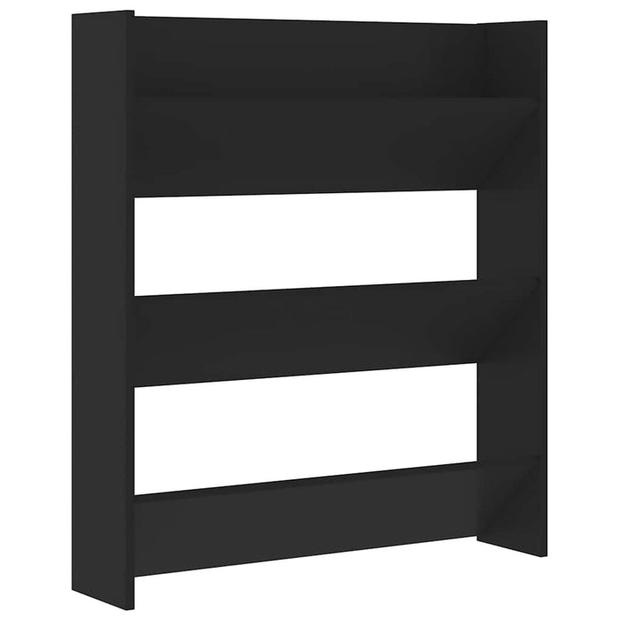 Pantofar de perete, negru, 80x18x90 cm, PAL - WALTI WALTI