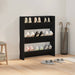Pantofar de perete, negru, 80x18x90 cm, PAL - WALTI WALTI