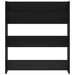 Pantofar de perete, negru, 80x18x90 cm, PAL - WALTI WALTI