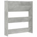 Pantofar de perete, gri beton, 80x18x90 cm, PAL - WALTI WALTI