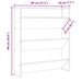 Pantofar de perete, gri beton, 80x18x90 cm, PAL - WALTI WALTI