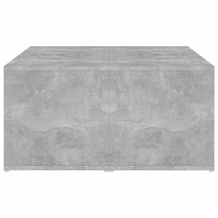 Măsuțe de cafea, 4 buc., gri beton, 33x33x33 cm, lemn prelucrat WALTI