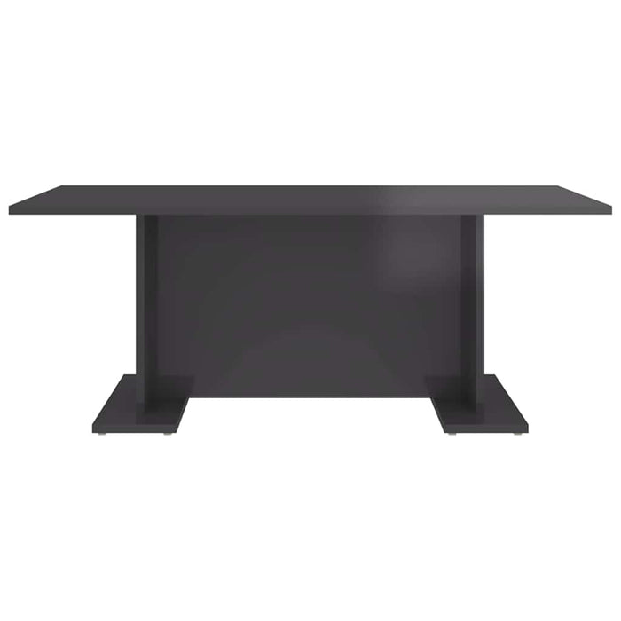 Măsuță de cafea gri extra lucios 103,5x60x40 cm lemn prelucrat WALTI