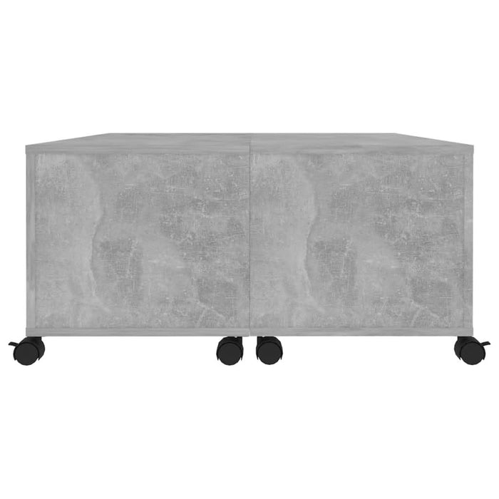 Măsuță de cafea, gri beton , 75x75x38 cm, lemn prelucrat - WALTI WALTI
