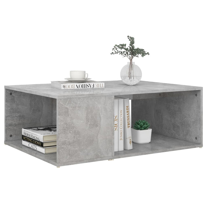 Măsuță de cafea, gri beton,90x67x33 cm, lemn prelucrat WALTI