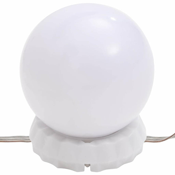 Oglindă de perete cu lumini LED, sticlă, pătrată - WALTI WALTI