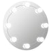 Oglindă de perete cu lumini LED, sticlă, rotundă - WALTI WALTI